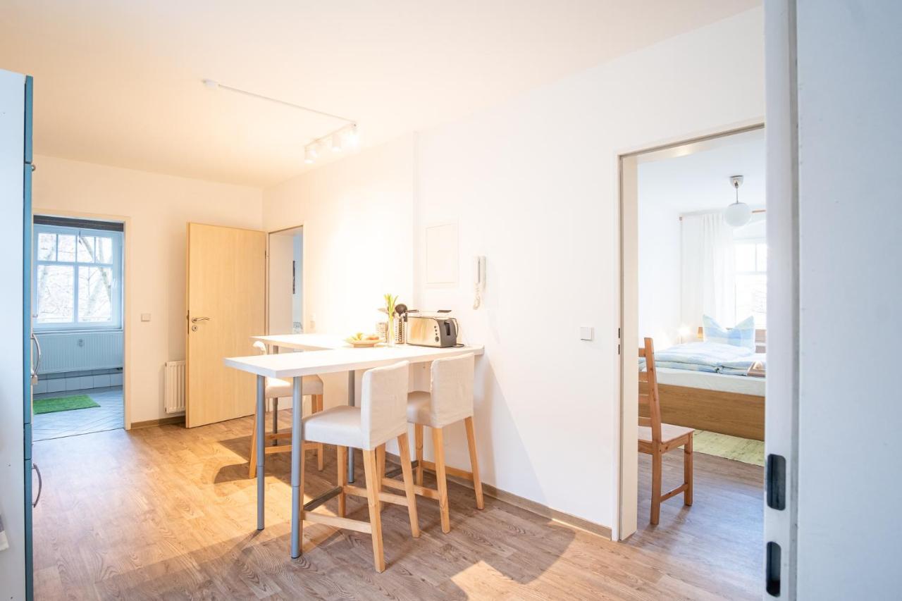 Helle Ferienwohnung Im Hinterhof ドレスデン エクステリア 写真